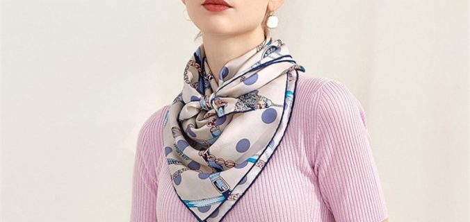 silk scarf for women