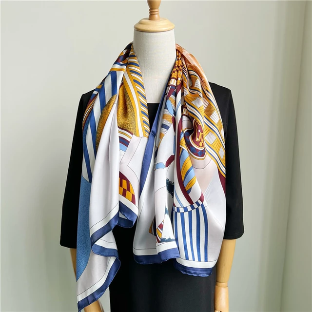 large silk scarf