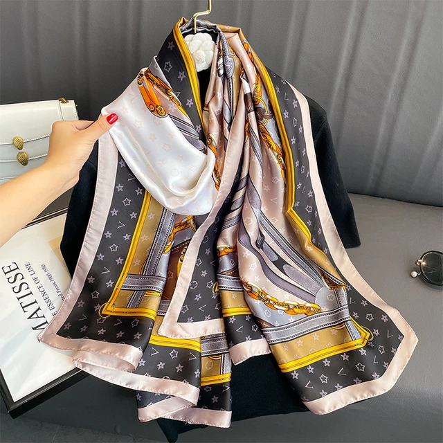 large silk scarf