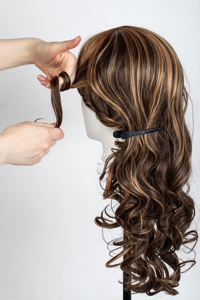 can you curl synthetic hair with a curling iron