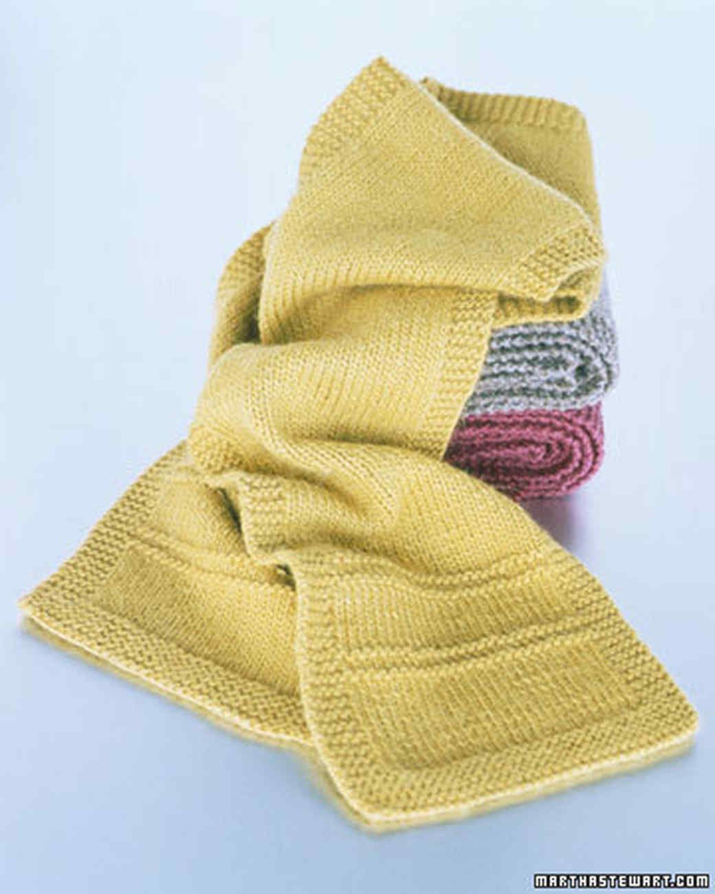 easy scarf knitting  pattern