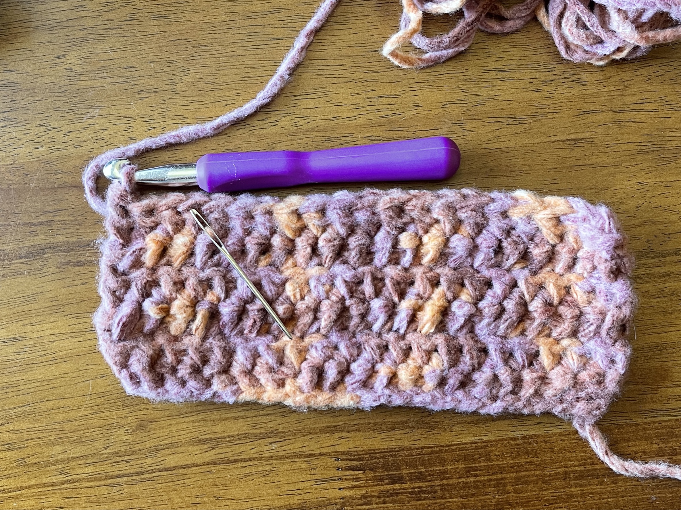 Single crochet scarf