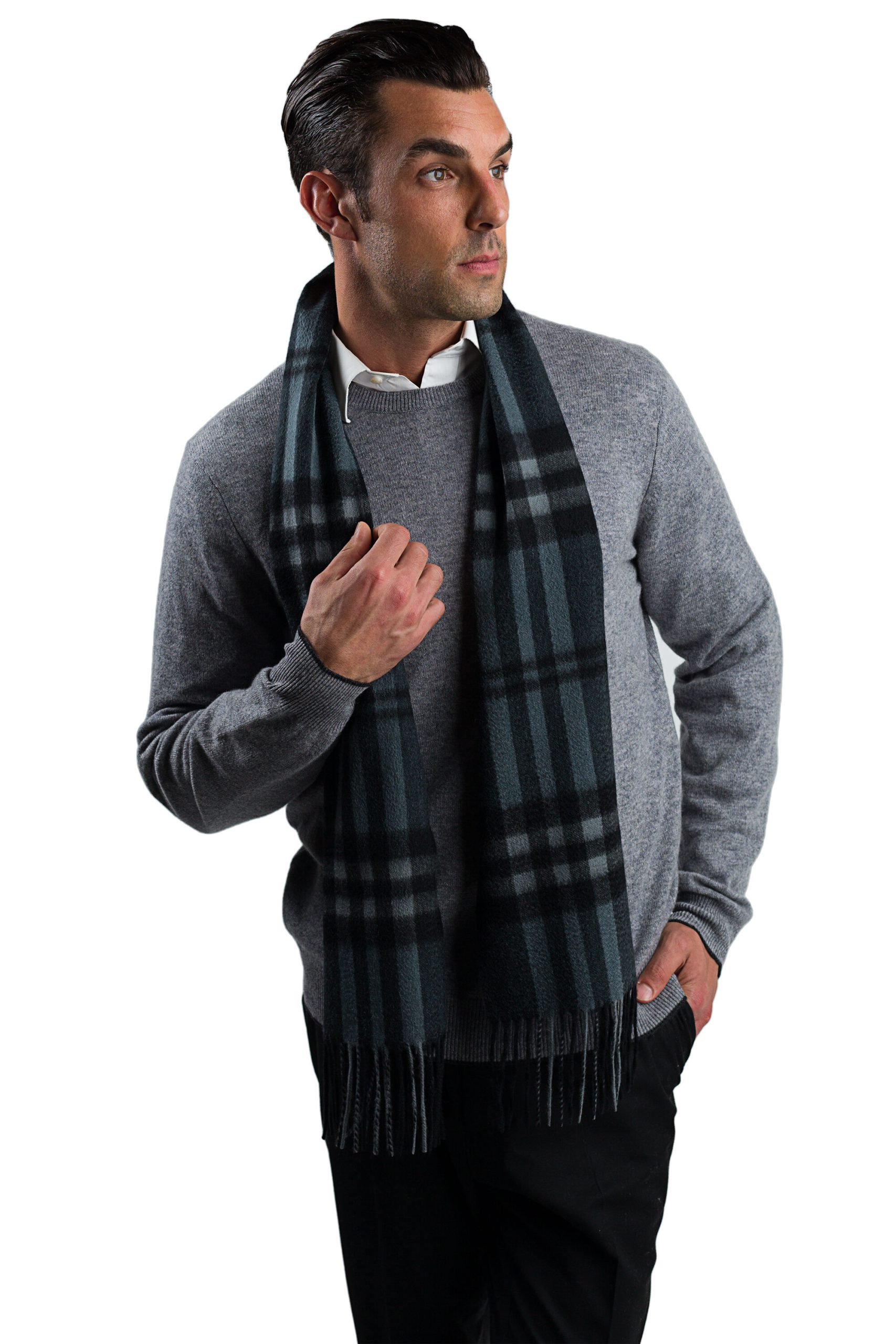 Men's cashmere scarf