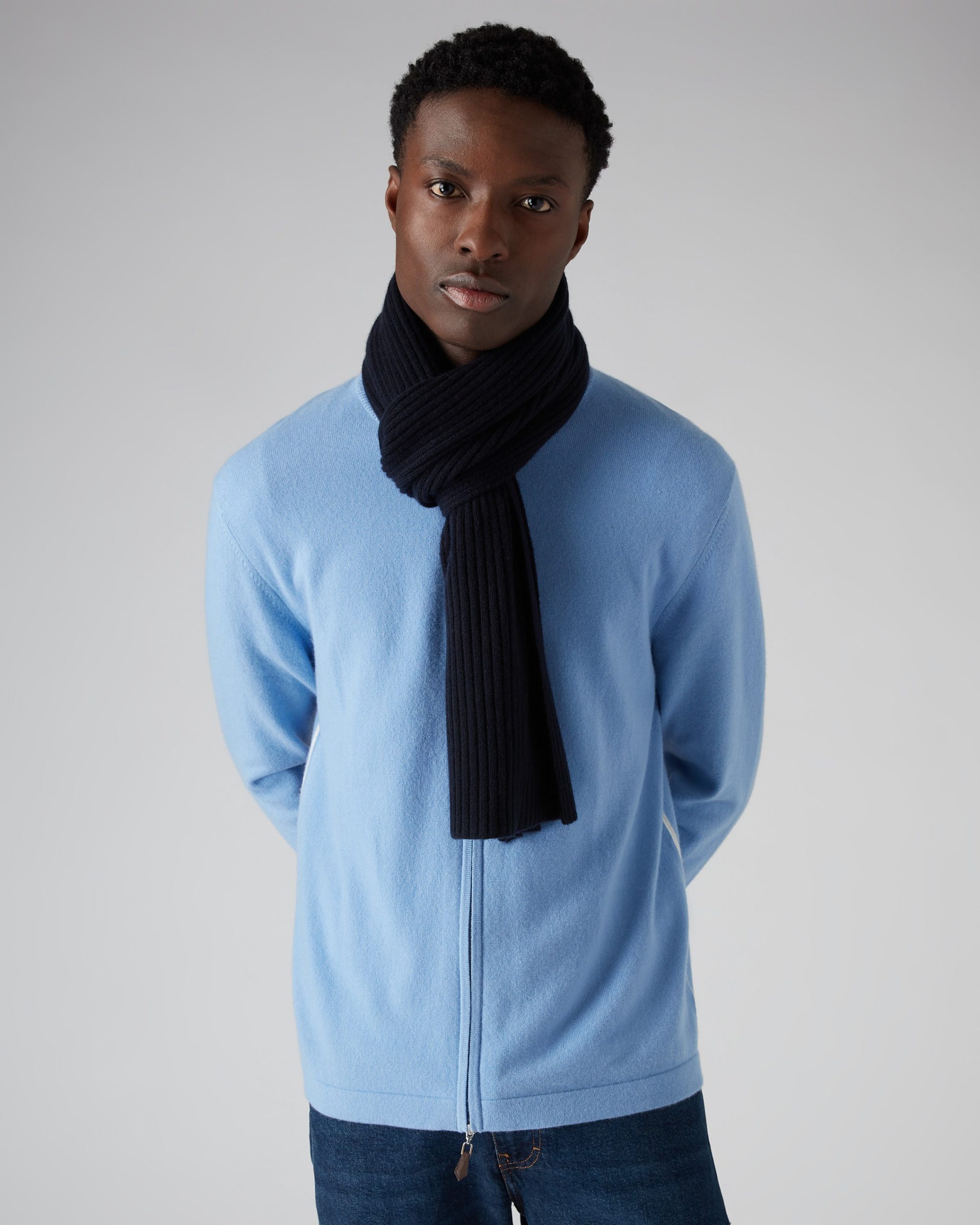 Men's cashmere scarf