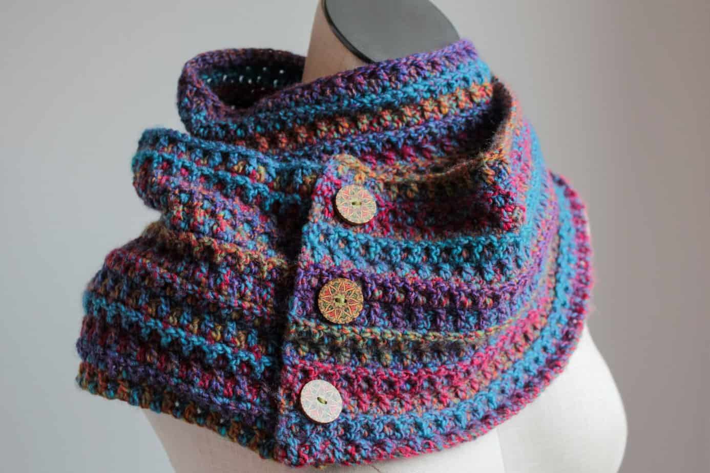 Crochet infinity scarf Pattern for Endless Style插图4