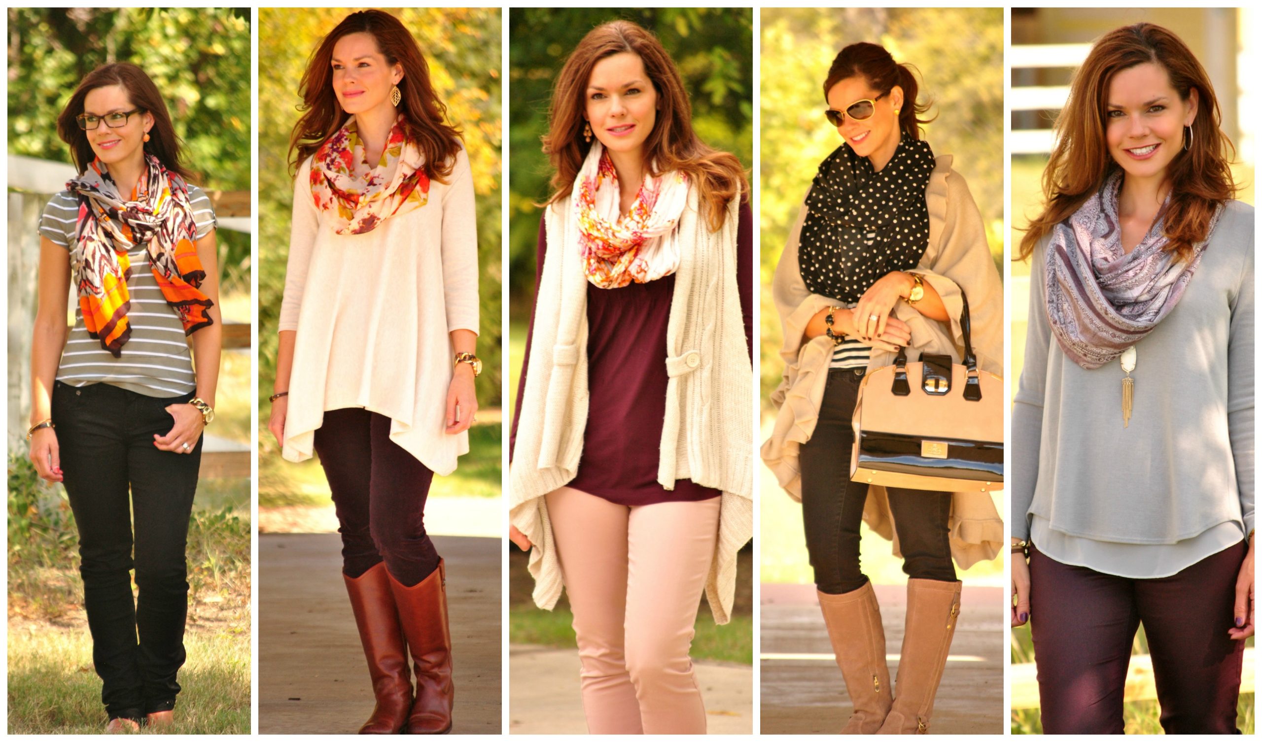 scarf outfits