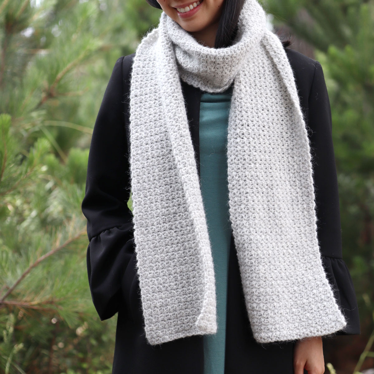 Easy crochet scarf