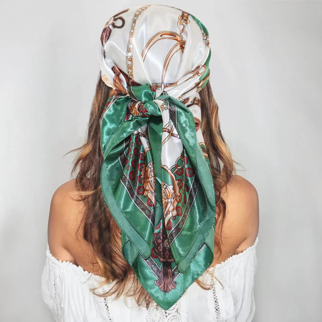 how to wrap hair in scarf