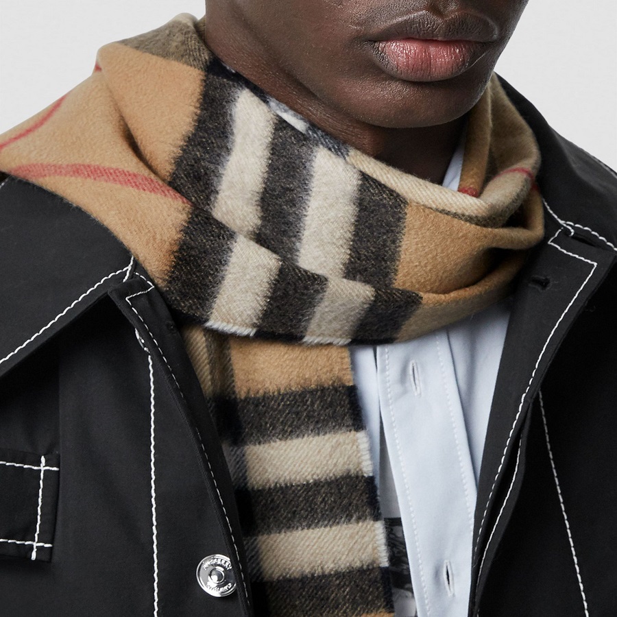 Mens burberry scarf