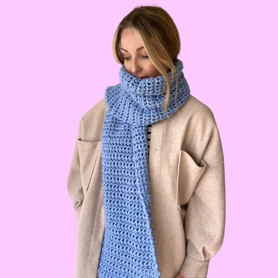 crochet scarf for beginners