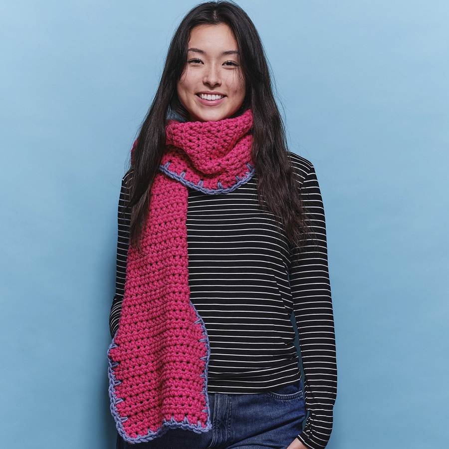 crochet a scarf