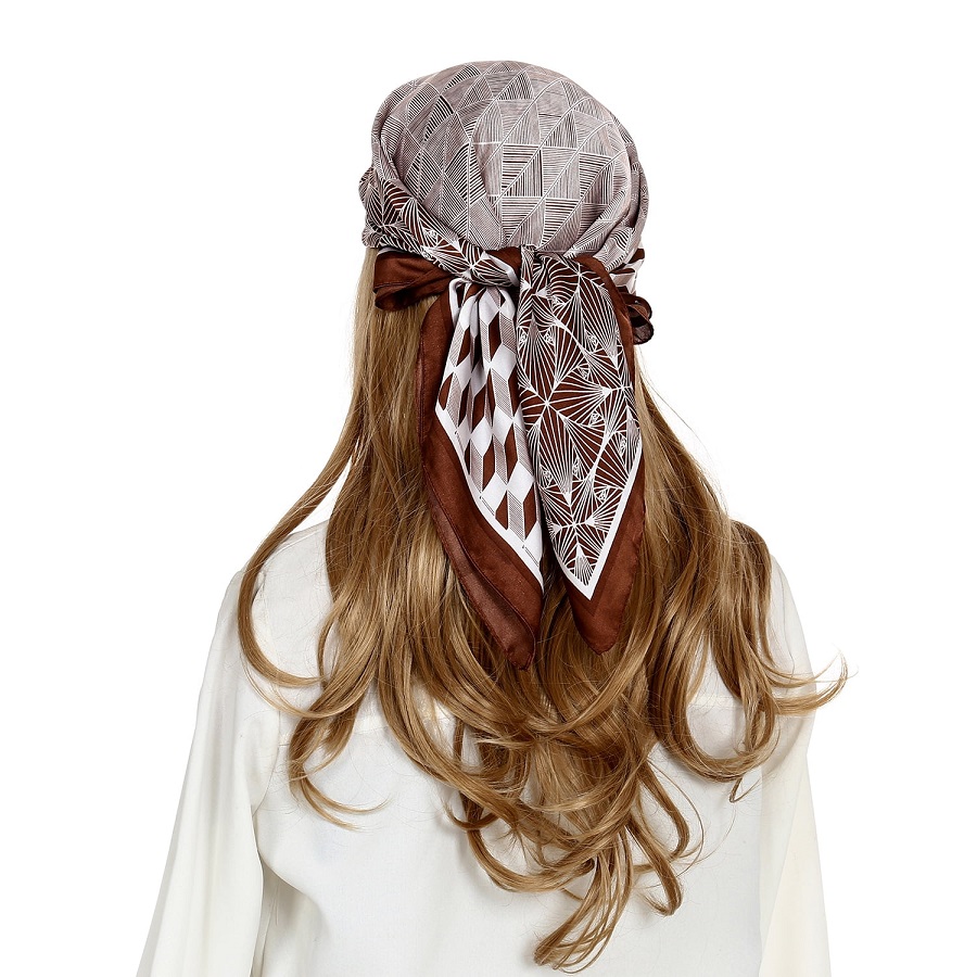 how to wear hair scarf