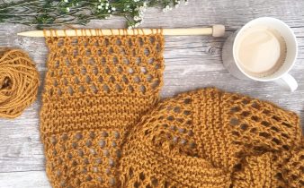 how to start knitting a scarf