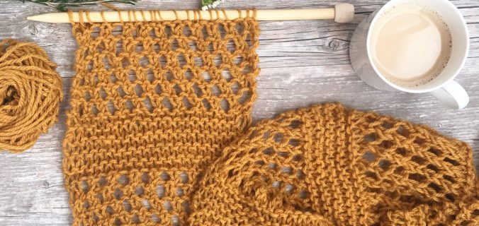 how to start knitting a scarf