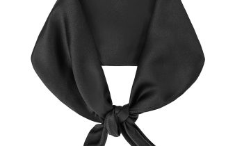 Black Silk Scarf