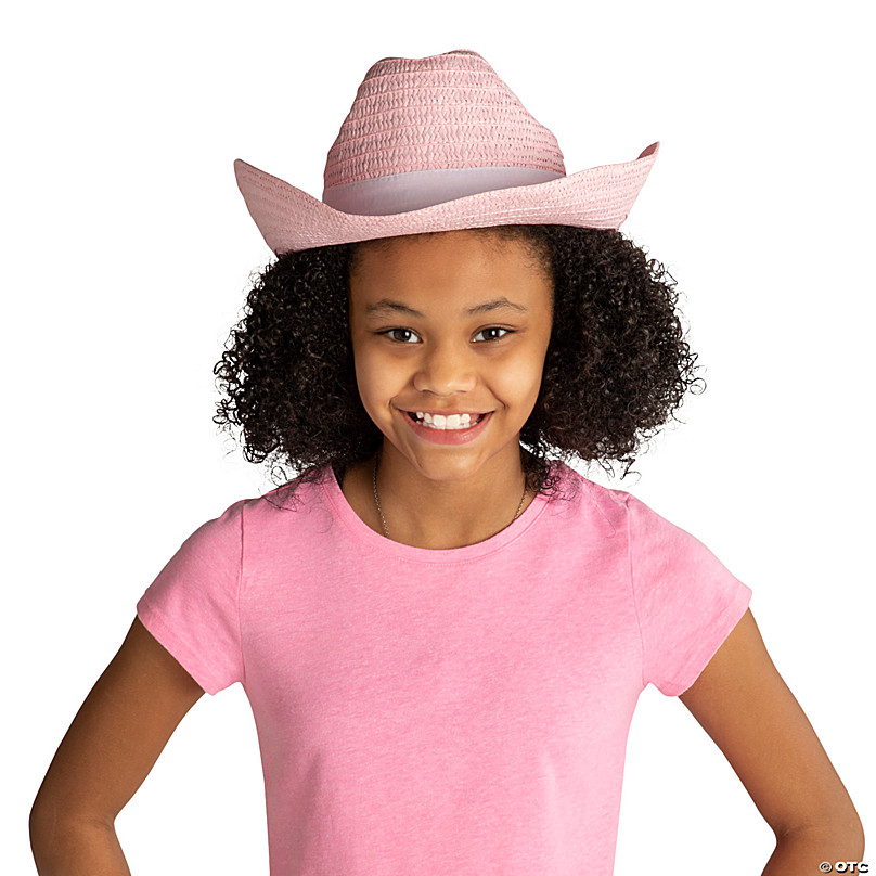 kids-woven-pink-cowgirl-hats